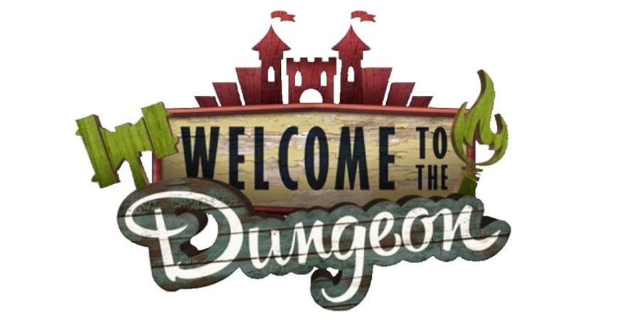 WELCOME TO THE DUNGEON. Tous à l'entrée du donjon.